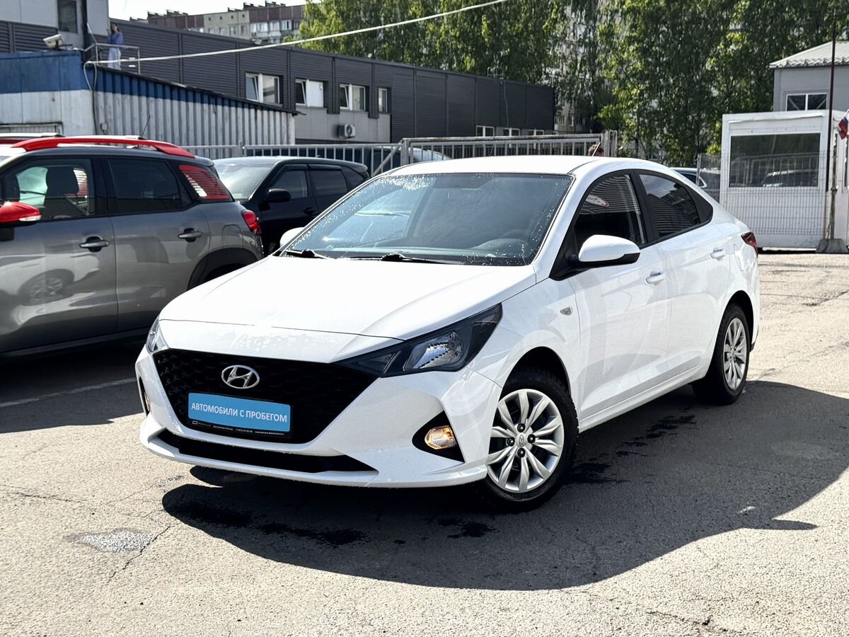 Hyundai Solaris II Рестайлинг, 2021 г. с пробегом 55473 км – фото 1